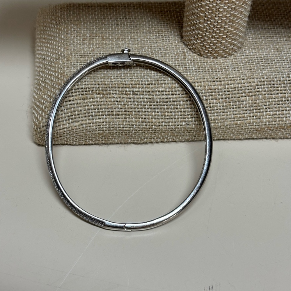 Lafonn Classic Platinum-Plated Simulated Diamond Bracelet - Picture 2 of 9